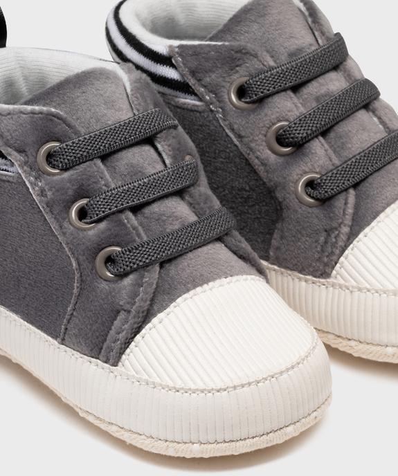 Chaussons de naissance façon basket bébé garçon - LuluCastagnette vue6 - LULUCASTAGNETTE - GEMO