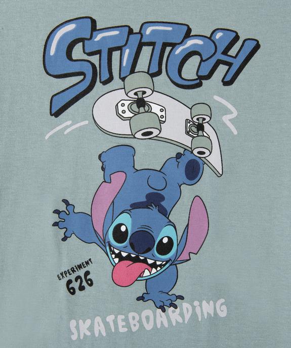Tee-shirt manches courtes avec motif Stitch garçon - Disney vue3 - LILO & STITCH - GEMO