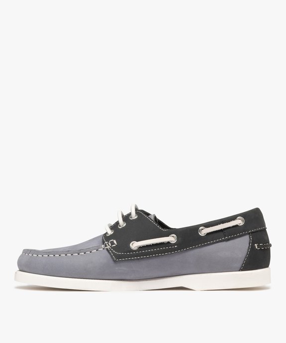Chaussures bateau bicolore - Tanéo vue4 - TANEO - GEMO
