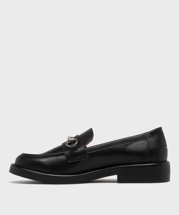 Mocassins avec bijou métallique et large talon femme - Follow Me vue4 - FOLLOW ME - GEMO