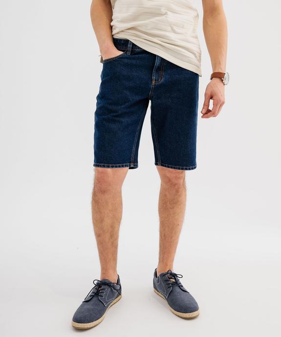 Bermuda en jean homme fin et souple vue6 - GEMO 4G HOMME - GEMO