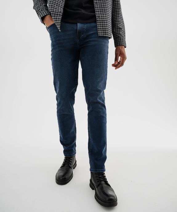 Jean Slim en coton stretch homme vue1 - GEMO 4G HOMME - GEMO