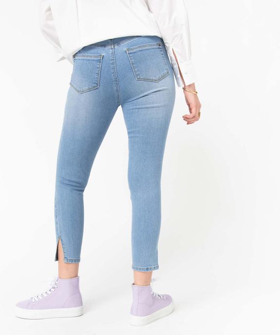 Jean femme coupe skinny longueur 7/8ème vue3 - GEMO(FEMME PAP) - GEMO