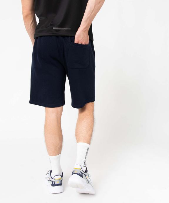 Bermuda homme en maille extensible vue3 - GEMO (HOMME) - GEMO