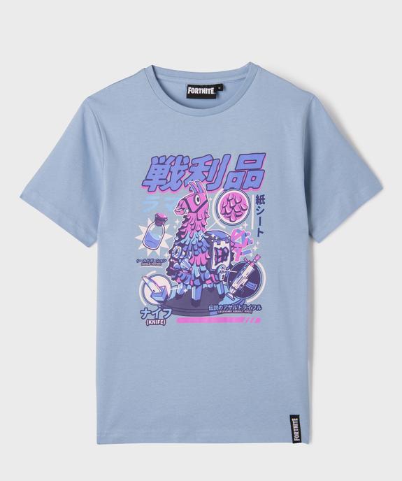 Tee-shirt manches courtes avec motif coloré garçon - Fortnite vue1 - FORTNITE - GEMO