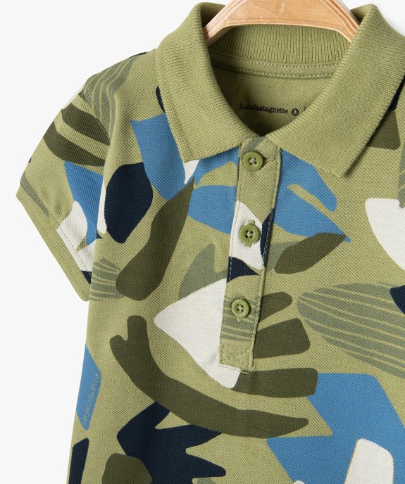 Polo bébé garçon en maille piquée - LuluCastagnette vue2 - LULUCASTAGNETTE - GEMO