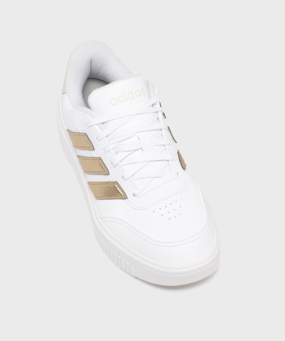 Baskets Court block bold avec semelle plateforme femme - Adidas vue5 - ADIDAS - GEMO