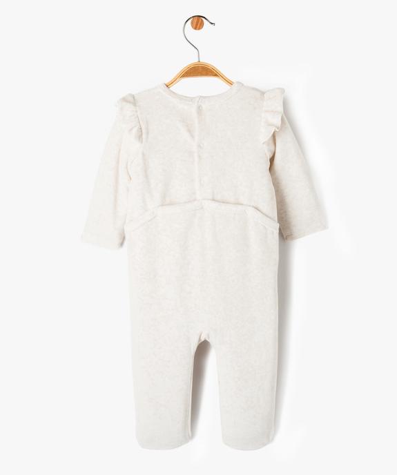 Pyjama velours motifs Le Roi Lion bébé - Disney Baby vue4 - DISNEY BABY - GEMO
