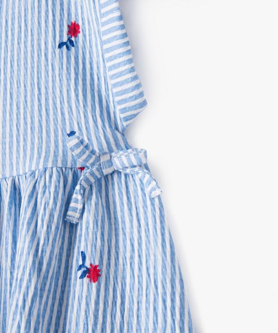Robe bébé fille avec haut boutonné et jupe large vue3 - GEMO(BEBE DEBT) - GEMO