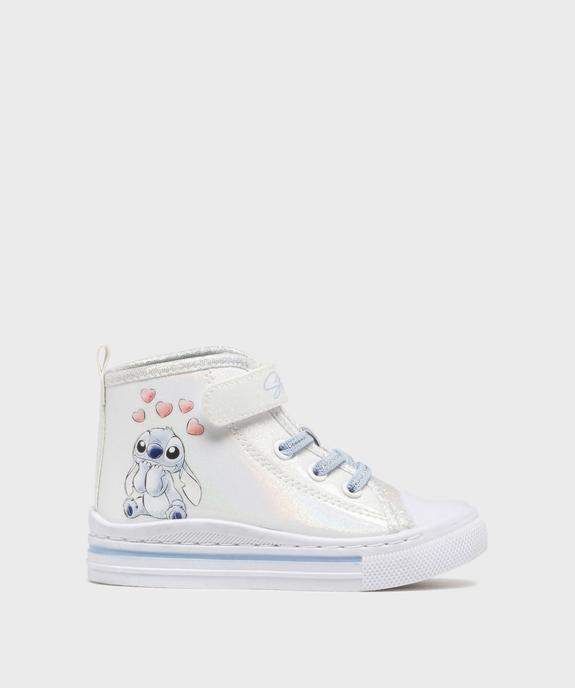 Baskets montantes avec motif Stitch fille - Disney vue1 - LILO & STITCH - GEMO