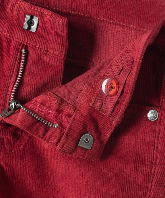 Pantalon garçon 5 poches en velours côtelé vue2 - GEMO (ENFANT) - GEMO