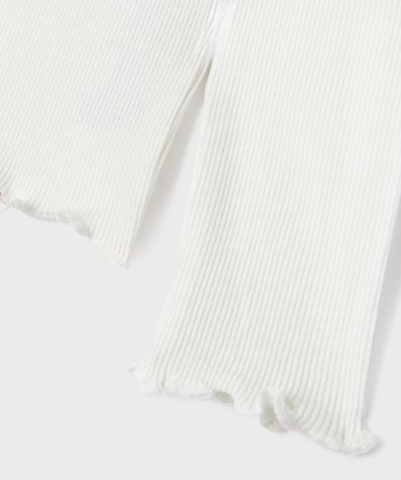 Tee-shirt manches longues finitions froncées fille vue2 - GEMO 4G FILLE - GEMO