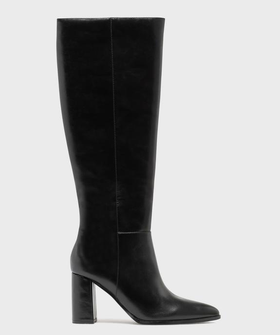 Bottes à haut talon et bout pointu femme vue1 - FOLLOW ME G4G - GEMO