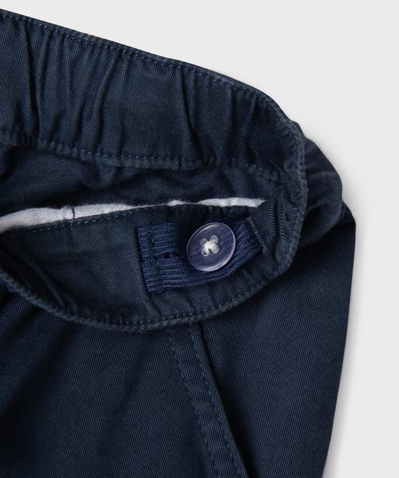 Pantalon cargo coupe regular garçon vue4 - GEMO (ENFANT) - GEMO