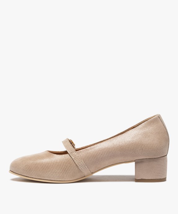 Escarpins femme à fine bride dessus cuir uni – Pierre Cardin D vue3 - PIERRE CARDIN D - GEMO