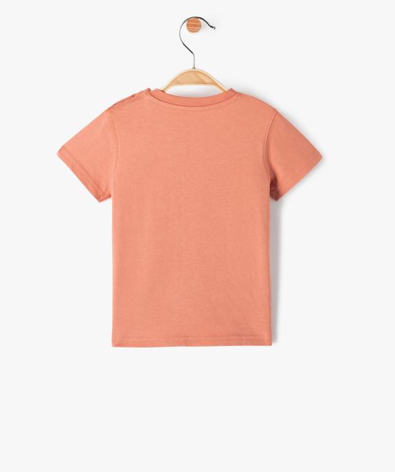 Tee-shirt bébé garçon avec motif vue3 - GEMO 4G BEBE - GEMO