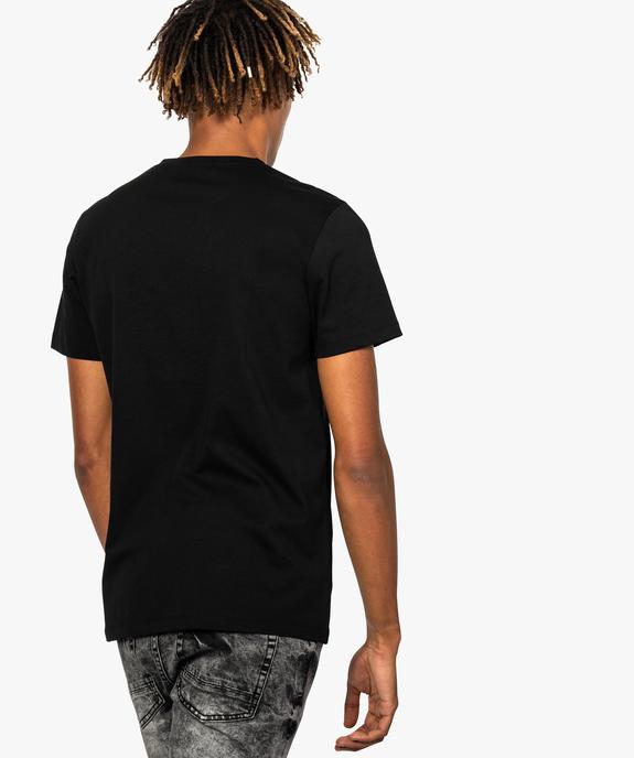 Tee-shirt homme à manches courtes et imprimé brillant vue3 - GEMO (HOMME) - GEMO