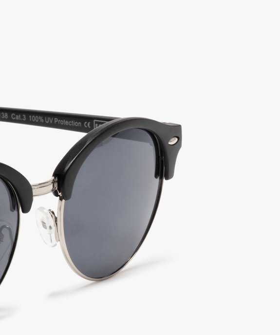 Lunettes de soleil femme forme pantos à monture bimatière vue2 - GEMO (ACCESS) - GEMO