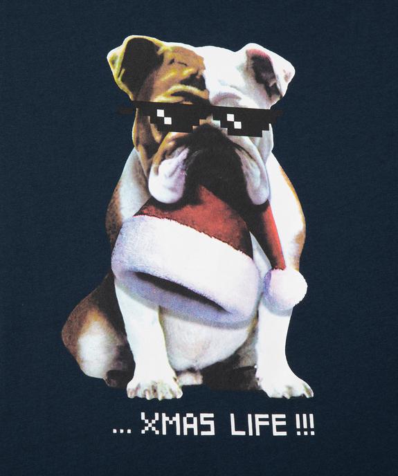 Tee-shirt garçon à manches courtes avec motif de Noël vue2 - GEMO (JUNIOR) - GEMO