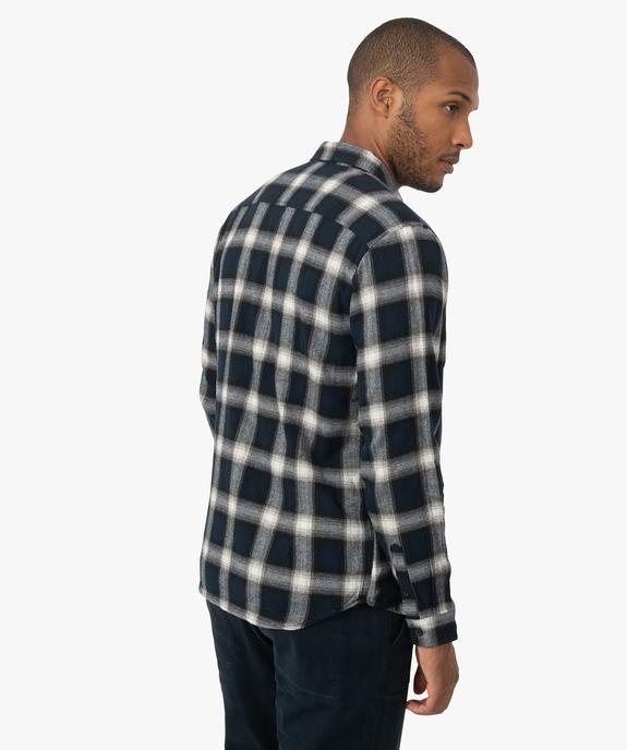 Chemise homme à carreaux vue3 - GEMO (HOMME) - GEMO