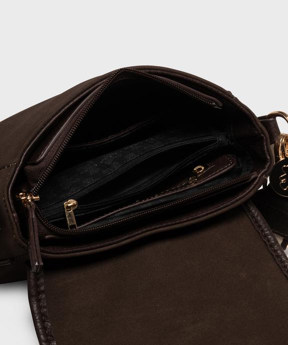 Sac besace avec deux bandoulières amovibles femme - LuluCastagnette vue4 - LULU CASTAGNETT - GEMO