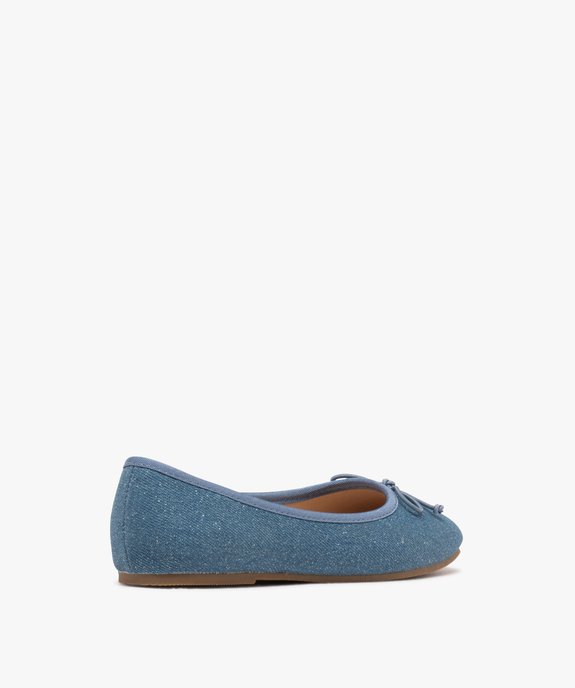 Ballerines en toile denim pailleté fille vue4 - LOVELY WINGS - GEMO