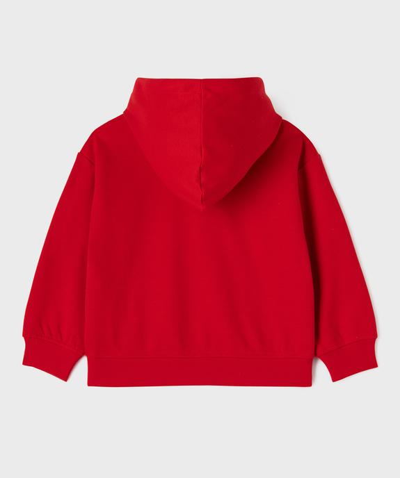 Sweat à capuche avec inscription brodée garçon - LuluCastagnette vue5 - LULUCASTAGNETTE - GEMO