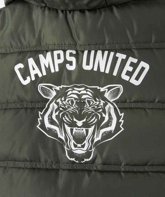 Blouson garçon sans manches matelassé - Camps United   vue5 - CAMPS UNITED - GEMO