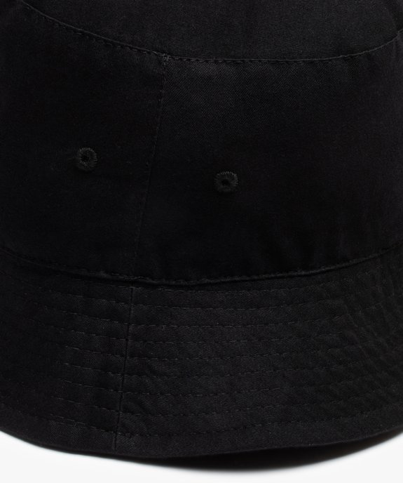 Bob homme uni en toile de coton vue2 - GEMO (ACCESS) - GEMO
