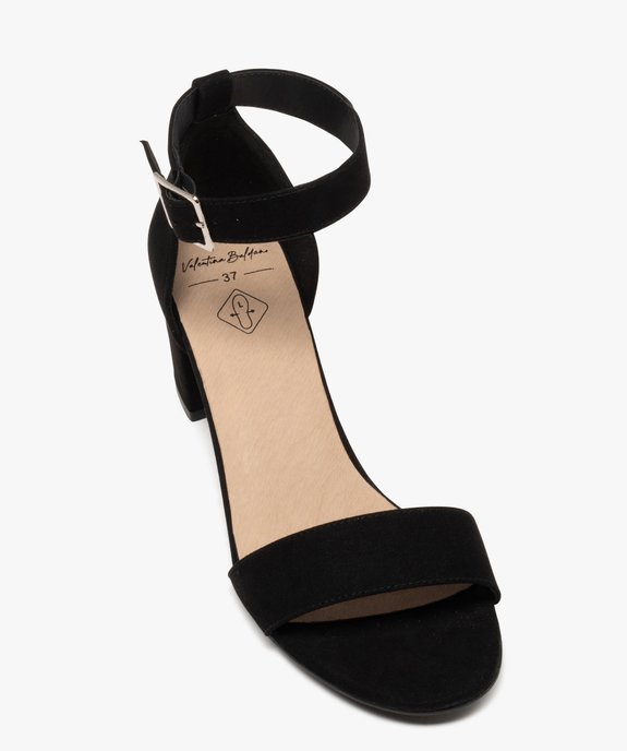 Sandales à talon avec bride cheville spéciales pied large femme - Valentina Baldano vue11 - VALENTINA BALDA - GEMO