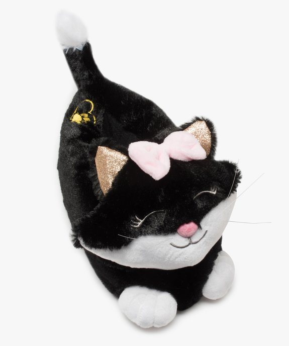 Chaussons femme peluche en forme de chat vue5 - GEMO(HOMWR FEM) - GEMO