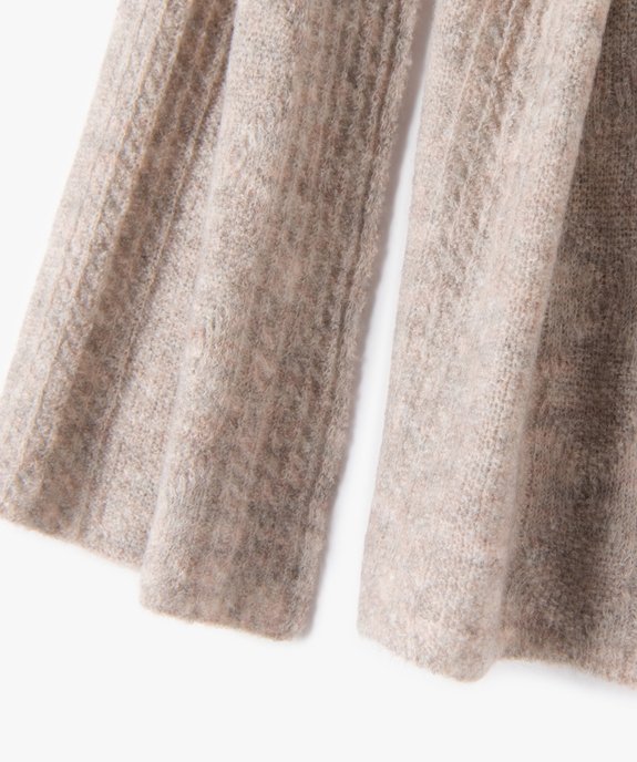 Ensemble femme 2 pièces en maille torsadée (écharpe et bonnet) vue2 - GEMO (ACCESS) - GEMO