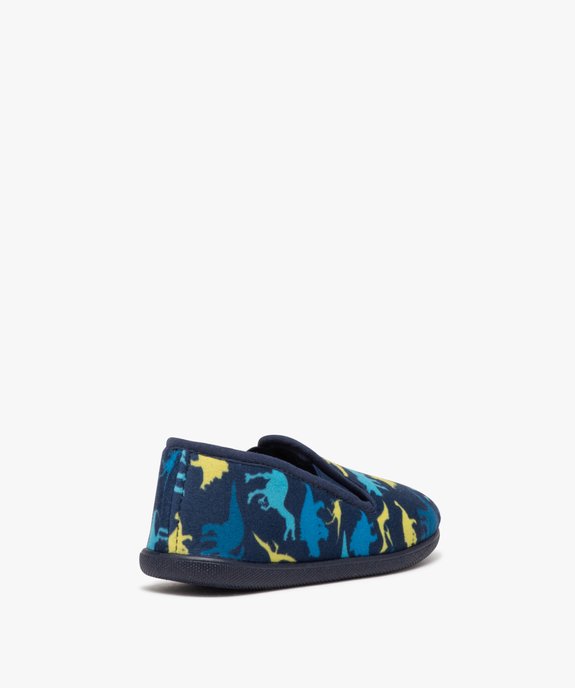 Chaussons garçon pantoufles à imprimé dinosaure vue4 - GEMO 4G GARCON - GEMO