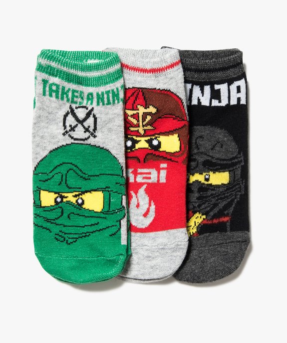 Lot de 3 paires de chaussettes ultra courtes - Ninjago vue1 - LEGO NINJAGO - GEMO