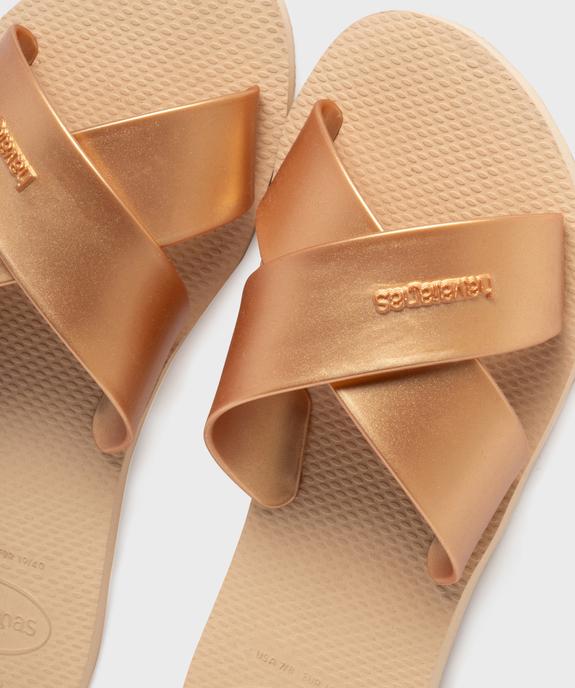 Sandales à brides croisées Aqua Slide femme - Havaianas vue3 - HAVAIANAS - GEMO