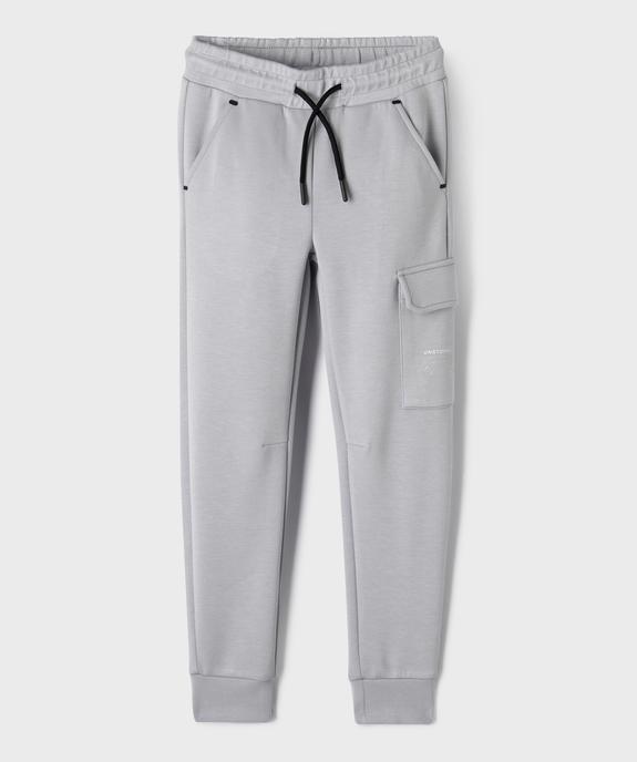 Pantalon de jogging en maille fluide avec taille ajustable garçon vue1 - GEMO (ENFANT) - GEMO