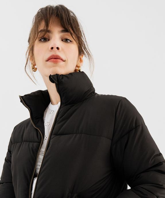 Blouson matelassé avec col montant coupe courte femme vue6 - PREMIER PRIX BY GEMO - GEMO