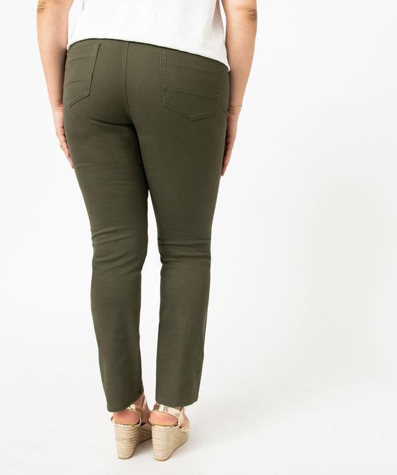 Pantalon coupe Regular femme grande taille vue3 - GEMO (G TAILLE) - GEMO