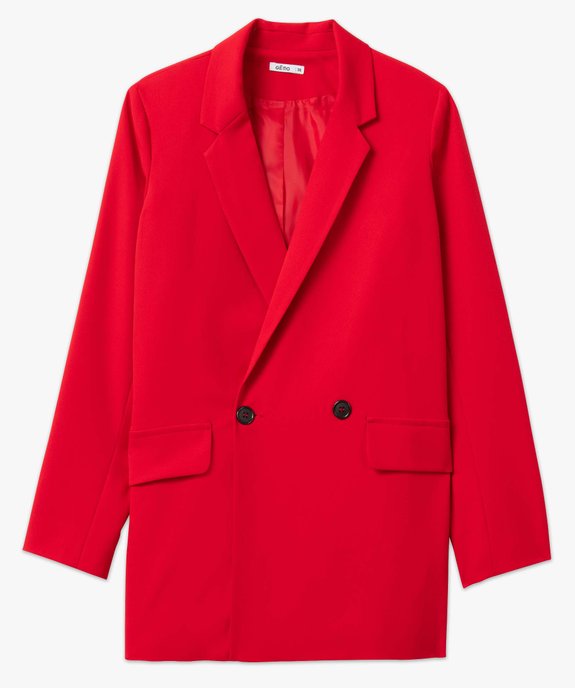 Veste blazer fermeture croisée femme vue4 - GEMO(FEMME PAP) - GEMO