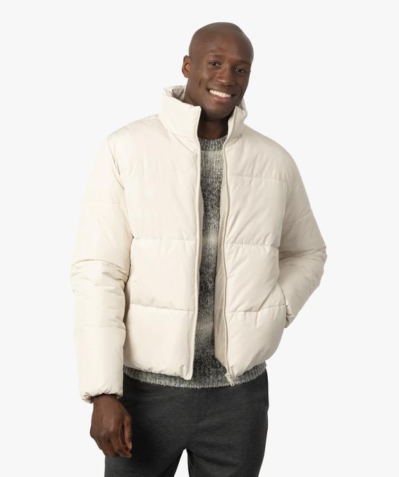 Blouson matelassé homme avec col montant vue1 - GEMO (HOMME) - GEMO