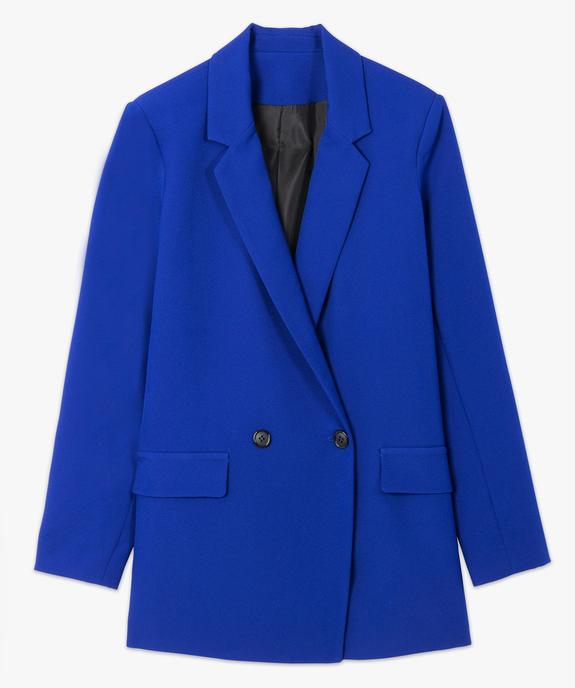 Veste blazer femme fermeture croisée vue4 - GEMO(FEMME PAP) - GEMO