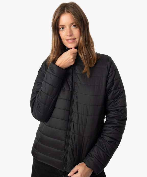 Blouson femme matelassé avec col montant vue2 - GEMO(FEMME PAP) - GEMO