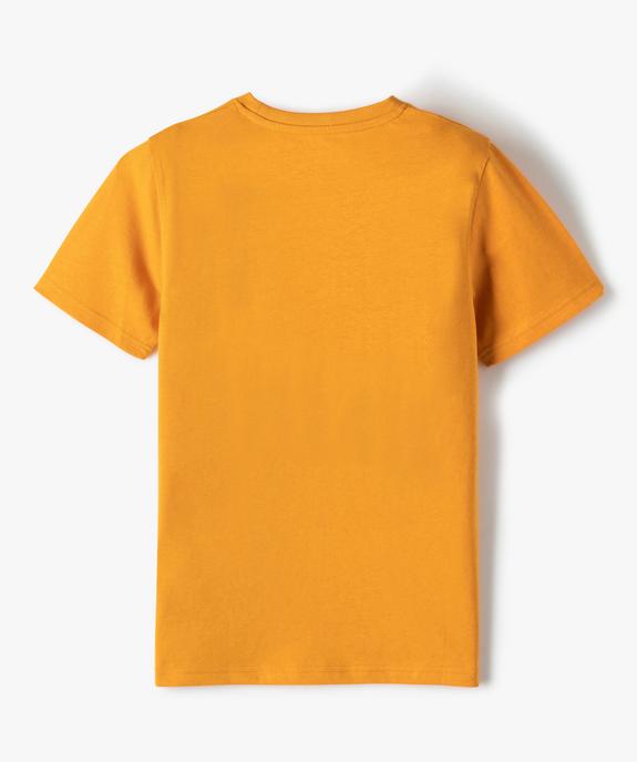 Tee-shirt garçon à manches courtes à motif palmier vue3 - GEMO (JUNIOR) - GEMO
