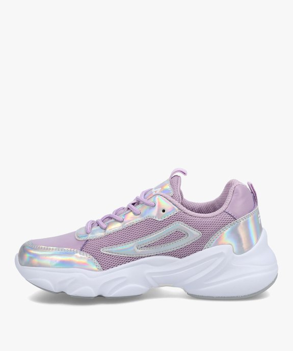 Baskets femme multi-matières à détails brillants – Fila Felice vue3 - FILA - GEMO