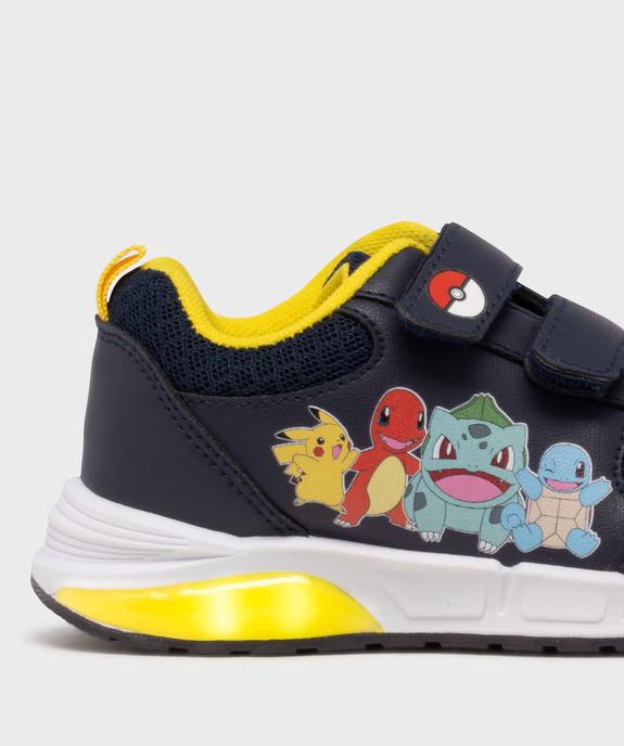Baskets fermeture à scratch avec semelle lumineuse garçon - Pokemon vue6 - POKEMON - GEMO