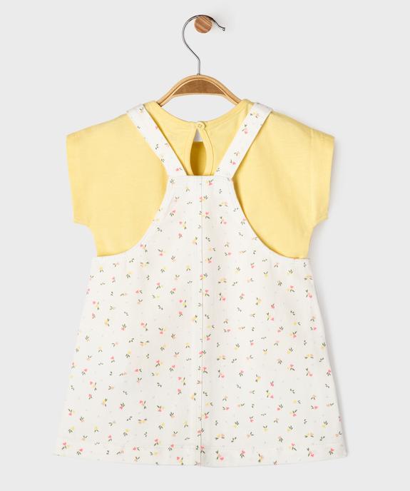 Ensemble 2 pièces robe + tee-shirt bébé fille vue5 - GEMO(BEBE DEBT) - GEMO