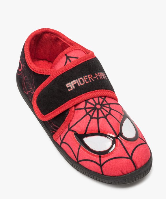 Chaussons garçon bicolores Spiderman à scratch vue5 - SPIDERMAN - GEMO