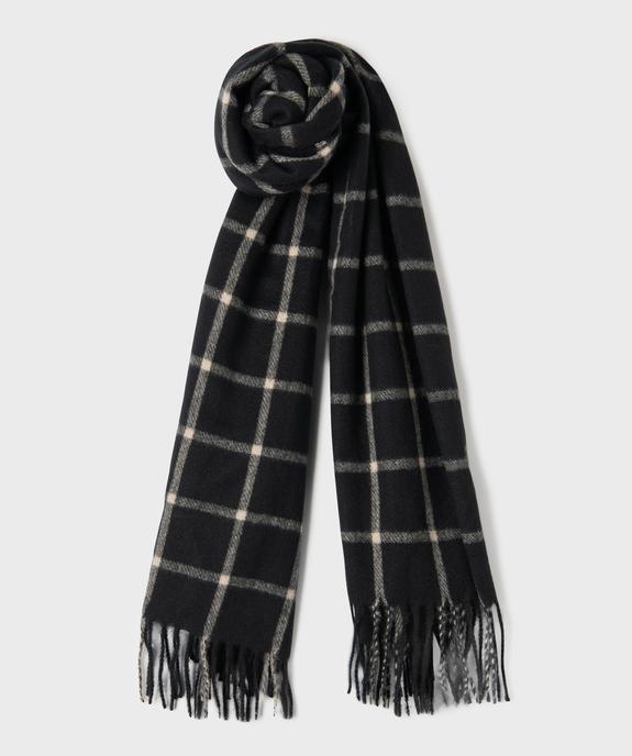 Écharpe plaid moelleuse et douce à carreaux femme vue1 - GEMO (ACCESS) - GEMO