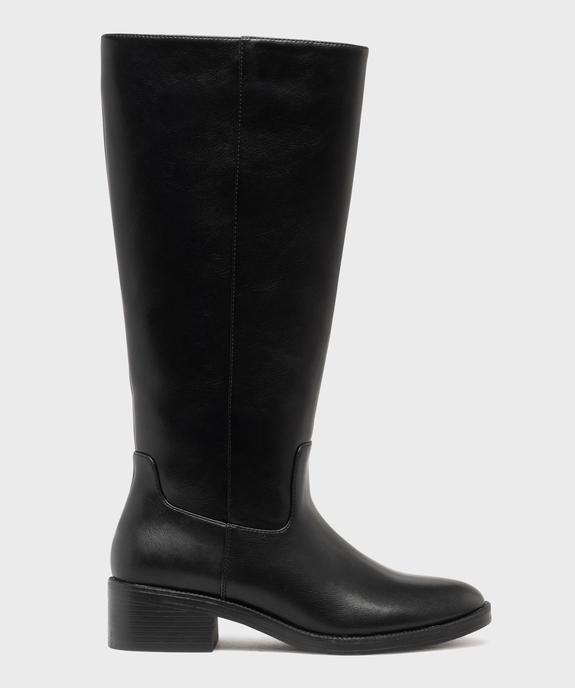 Bottes cavalières 2-en-1 avec guêtres en suédine amovibles femme vue7 - FOLLOW ME - GEMO
