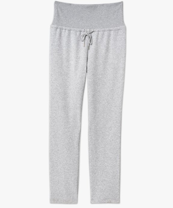 Pantalon de grossesse jogger en molleton épais vue4 - GEMO (MATER) - GEMO